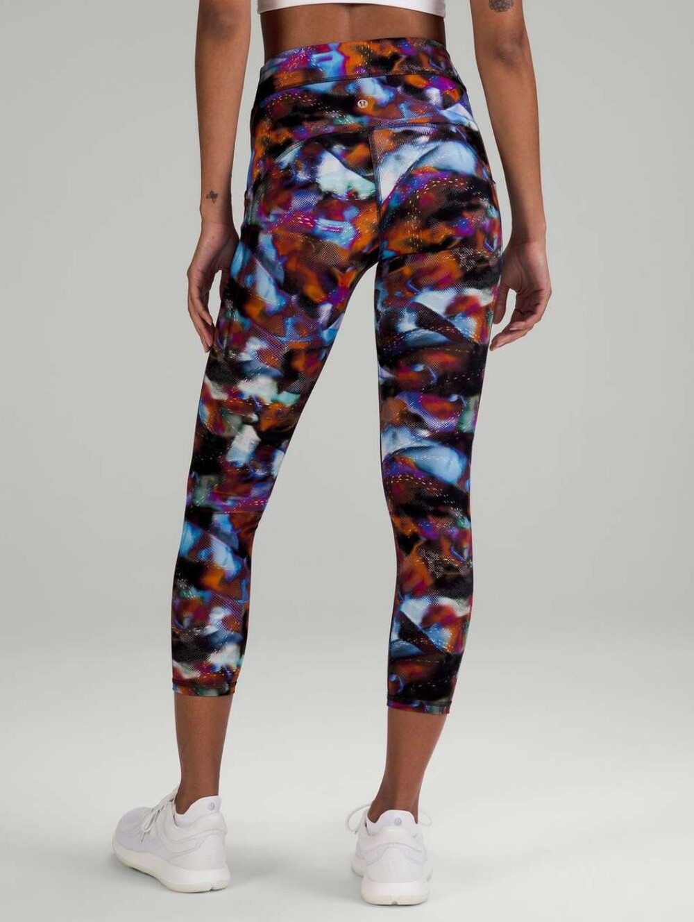 Lululemon Power Thru High-Rise Tight 25" 7/8 Hyper Drift Multi Size 2 Nwt